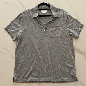 Ministry of Supply Gray Men's Polo Shirt